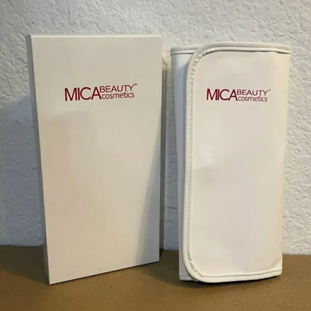 Mica Beauty Cosmetics 10 piece makeup brush set NWT and in sealed box